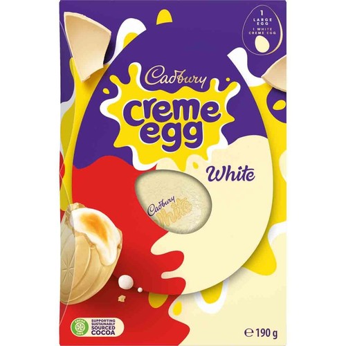 Cadbury creme white chocolate - creme,