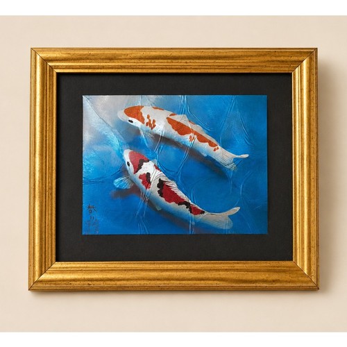 Japanese koi carp foil - koi,