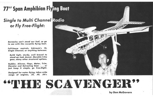 Model airplane plans - model, (rc/ff)