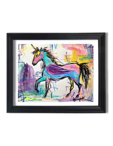 Guajardo art original 14x11 - guajardo,