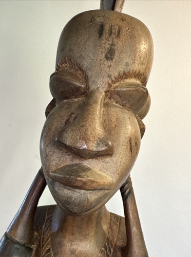 Large hand carved african - 24",