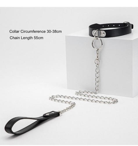 Sexy collar faux leather - collar,