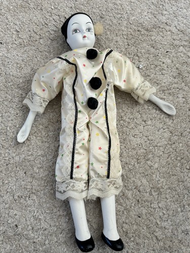 Haunted clown doll negative - haunted, (negative