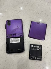 LG KP500 mobile phone, Purple