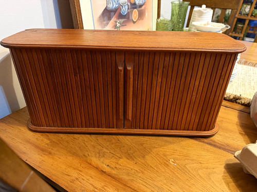 Vintage mcm eppco teak wood - eppco,