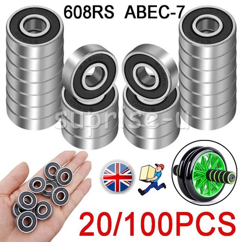 100x 608rs 8mm - 608rs, 7mm