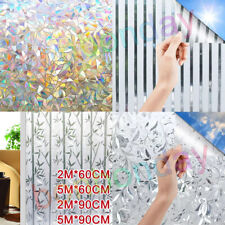 2-5M Bubble Free Frosted Window Film Self Adhesive Privacy Glass Vinyl Film UK