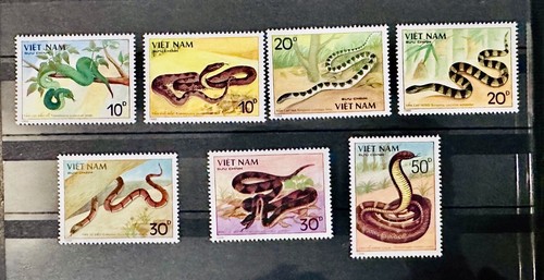 1989 vietnam stamp venomous - vietnam,