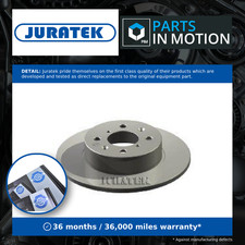 2x Brake Discs Pair Solid Rear