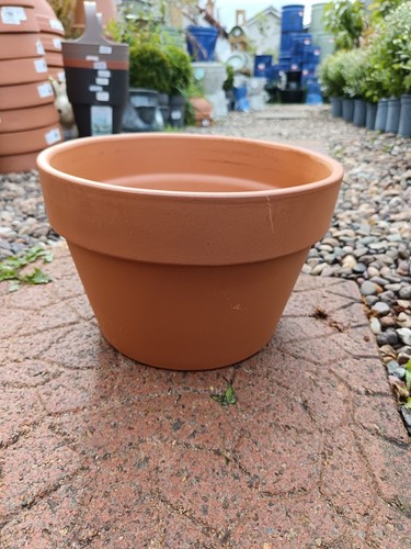 Verona terracotta half pot - verona,