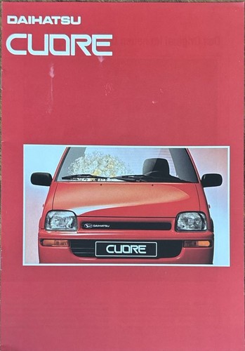 Daihatsu cuore brochure - cuore,