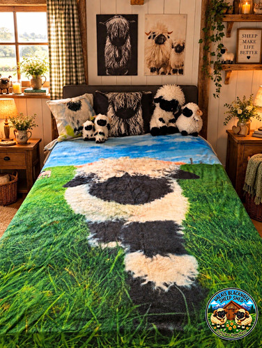 Valais blacknose sheep fleece - valais,