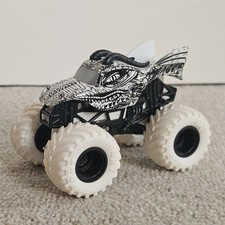 Monster Jam White Dragon Monster Truck 1:64 Good Condition Hot Wheels