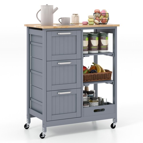 Kitchen island rolling cart - island,