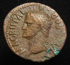 Roman coin Agrippa (died 12BC)