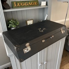 Antique Classic Car Luggage Rack Box  Case / Trunk Newbury & Johnson London  