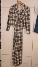 Topshop Tartan Jumpsuit Suit RRP £110