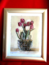 Vintage Printed Picture TULIPS
