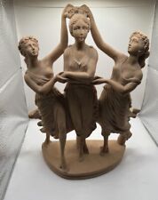Three Graces (Charities) Greek Myth Resin Statue H28 x L24cm