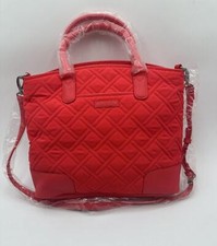 Vera Bradley Day Off Satchel Bag in Canyon Sunset Coral