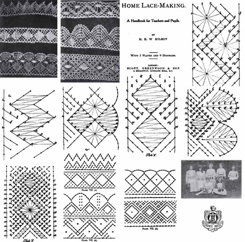 Pillow lace book patterns - book,