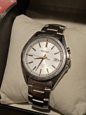 Seiko Mens Kinetic 100m Silver