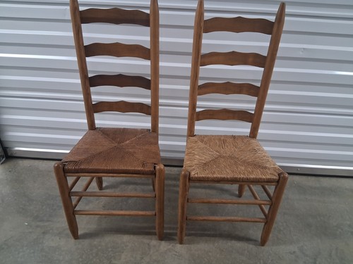 Vintage ladder back dining - ladder,
