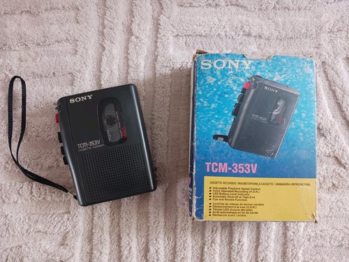 Sony tcm 353v dictaphone - tcm-353v, tape