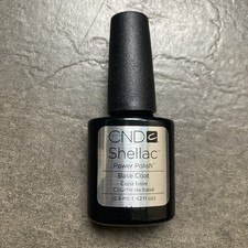 Genuine 12.5 ml Large CND Shellac Gel UV LED Nail Polish Base Coat Over 3/4 Full