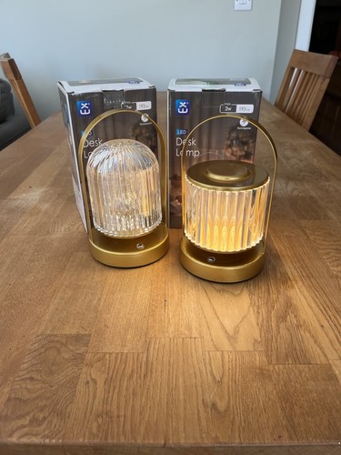 Pair table lamps - a,