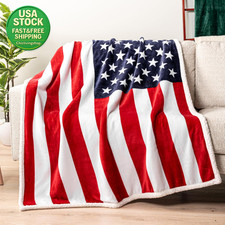 Patriotic american flag throw - patriotic,