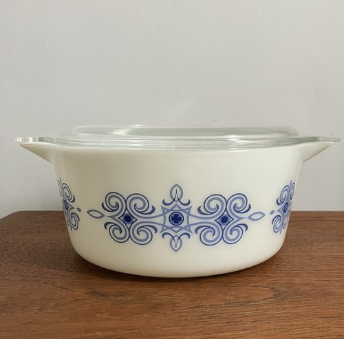 Vintage jaj pyrex blue - vintage,