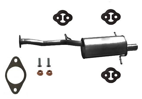 Exhaust rear silencer - silencer+, for