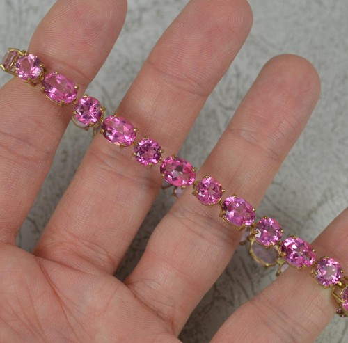 Carat gold and pink topaz - gold,