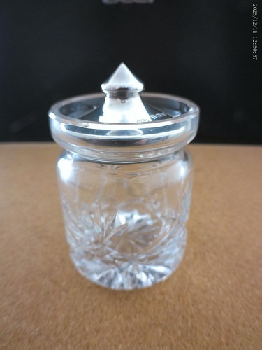 Cut glass preserve - cut,