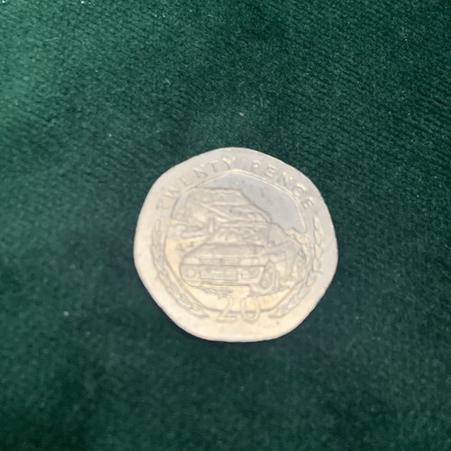1996 20p isle man - man, coin