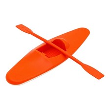 Playmobil canoe orange rowing