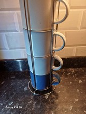 Set of 4 stackable mugs ~~