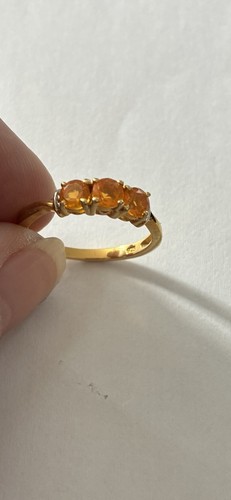 Jalisco fire opal trilogy - fire, ring
