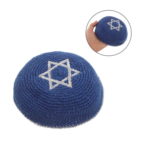 Israeli kippah for men - for, star