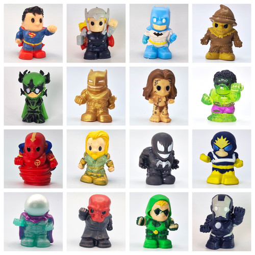 Ooshies marvel dc - -,