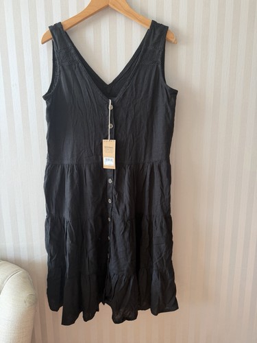 Next black linen - black, tiered