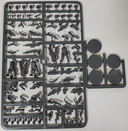 Mercenaries sprue bases - sprue, +