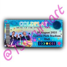 Coldplay 2025 Tour Souvenir