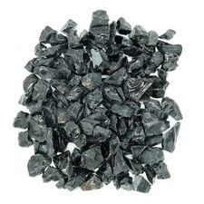 Rough small black - black, obsidian