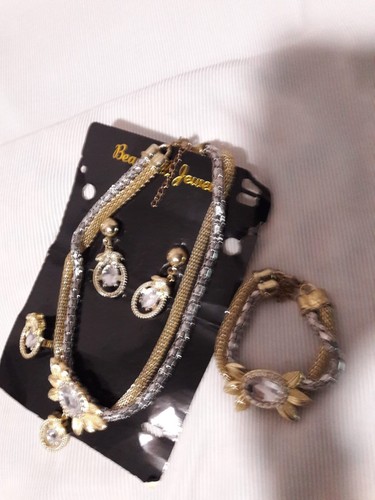 Piece jewelry set necklace - 4-piece,