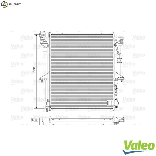 Radiator engine cooling 701585 - radiator,