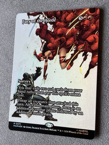 Fury the horde foil - the,