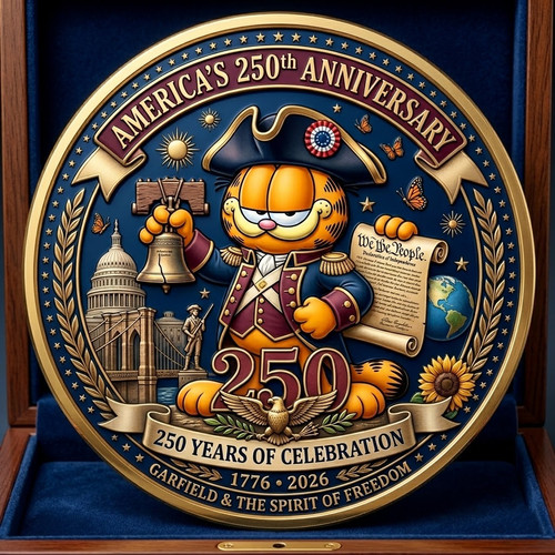 Usa 250 years - usa, garfield