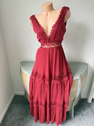 Boho romantic maxi dress - romantic,